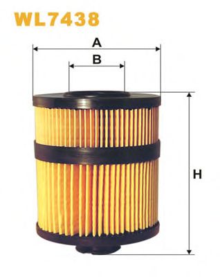 WIX FILTERS wl7438 -  Масляный фильтр